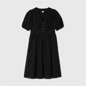 Women's  Puff Short Sleeve Dress